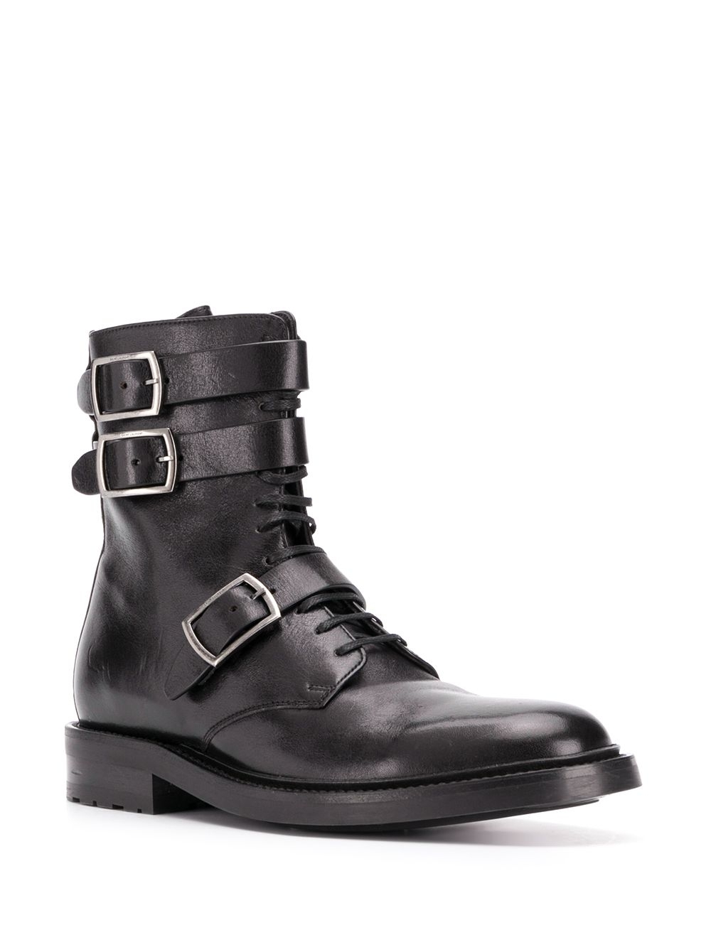Saint Laurent Army Biker Boot